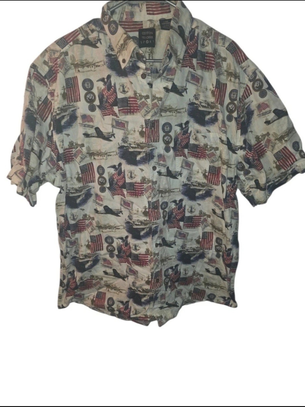 Patriotic American Button Up